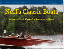 Tablet Screenshot of neffsclassicboats.com